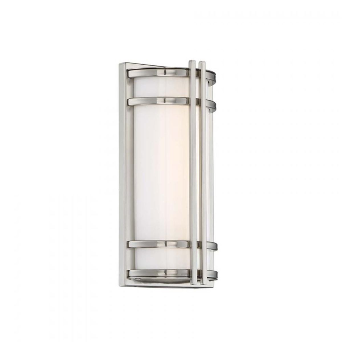 Skyscraper 12" LED Outdoor Wall Sconce, Stainless Steel Finish - Bees Lighting