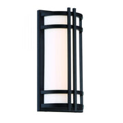 Skyscraper 27" LED Outdoor Wall Sconce, Black Finish - Bees Lighting