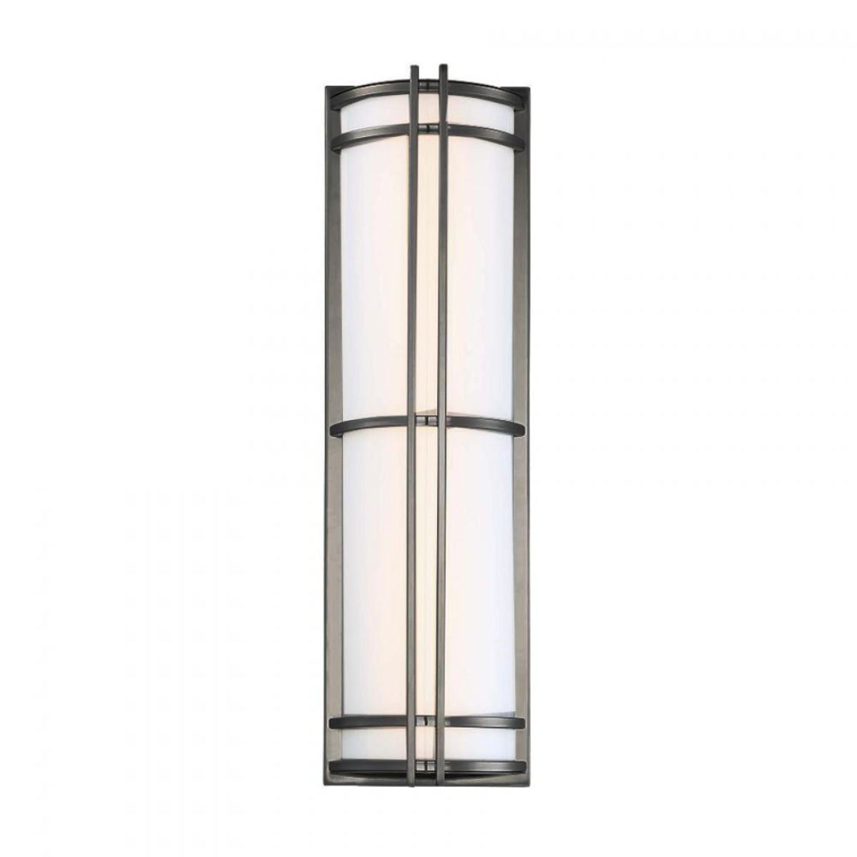 Skyscraper 27" LED Outdoor Wall Sconce, Bronze Finish - Bees Lighting