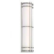 Skyscraper 27" LED Outdoor Wall Sconce, Stainless Steel Finish - Bees Lighting