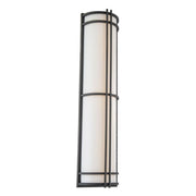 Skyscraper 37" LED Outdoor Wall Sconce, Black Finish - Bees Lighting