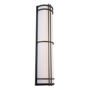 Skyscraper 37" LED Outdoor Wall Sconce, Bronze Finish - Bees Lighting