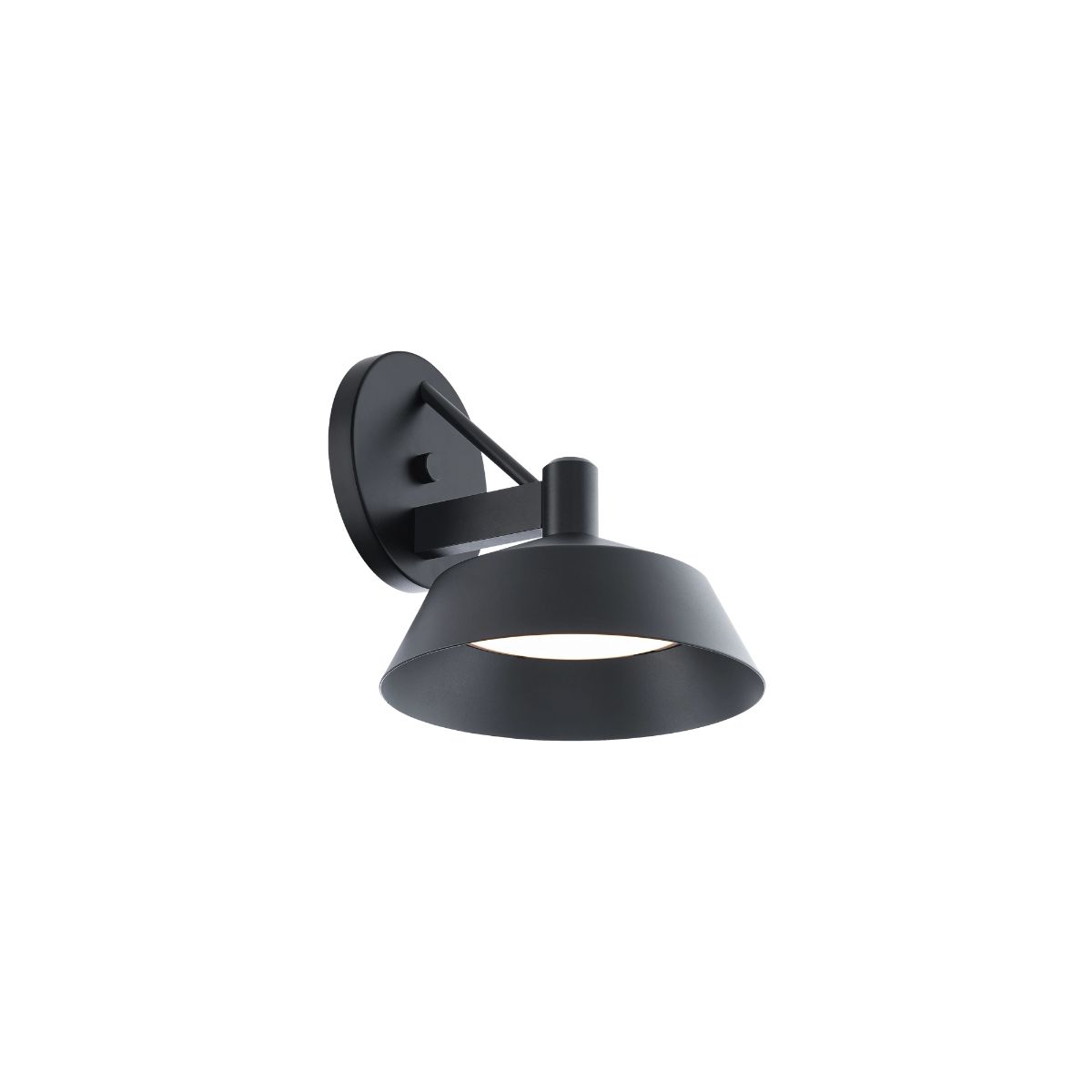 Rockport 11 in. LED Outdoor Wall Sconce 3000K Black Finish - Bees Lighting