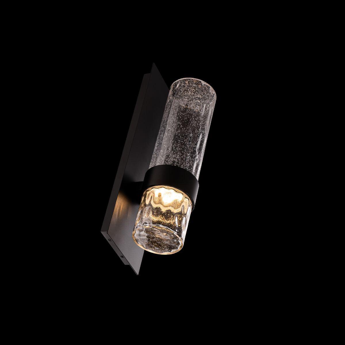 Beacon 18 In. LED Outdoor Wall Sconce Black Finish - Bees Lighting