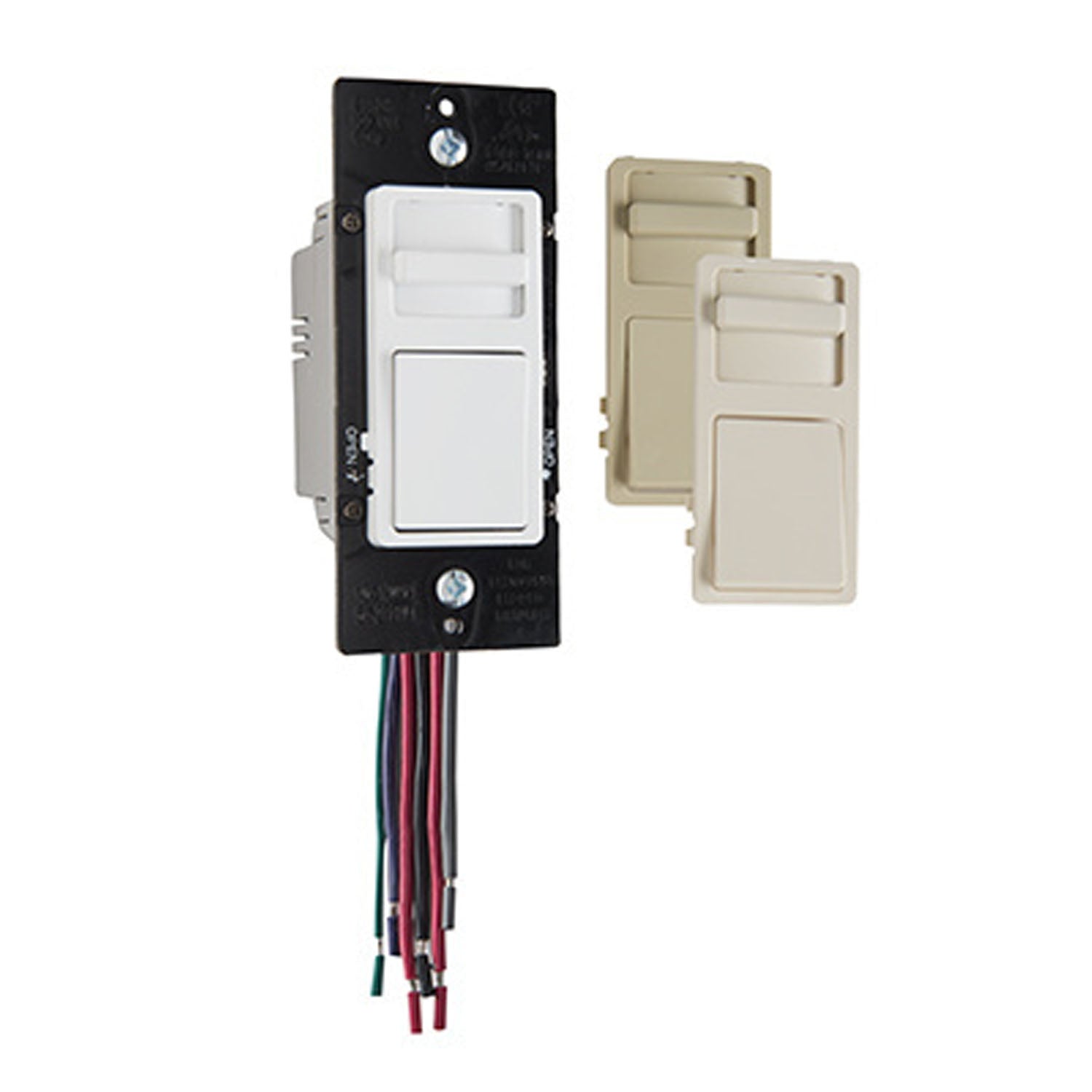 Wide Slide 0-10V Fluorescent/LED Dimmer Switch, 120V-277V, Tri-Color - Bees Lighting
