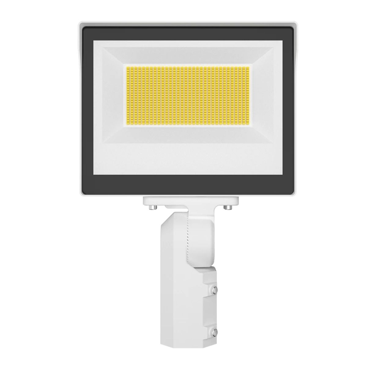 LED Flood Light, 105 Watts, 14100 Lumens, 30K/40K/50K, Slipfitter Mount, White, 120-277V - Bees Lighting