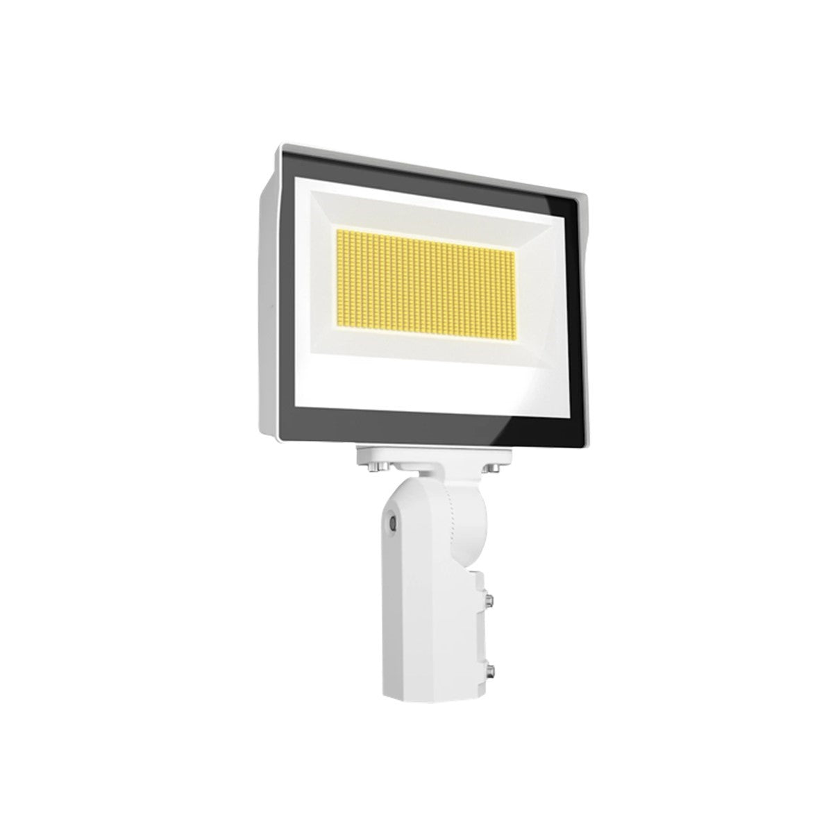 Dusk to Dawn LED Flood Light, 70/100/140W, 19000 Lumens, 30K/40K/50K, 120-277V, Slipfitter Mount, White - Bees Lighting