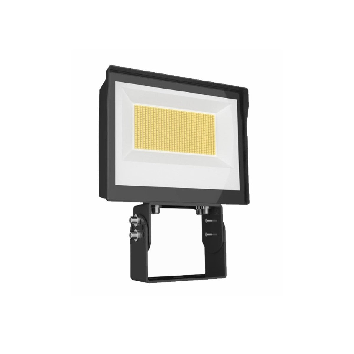 Dusk to Dawn LED Flood Light, 70/100/140W, 19000 Lumens, 30K/40K/50K, 120-277V, Trunnion Mount, Bronze - Bees Lighting