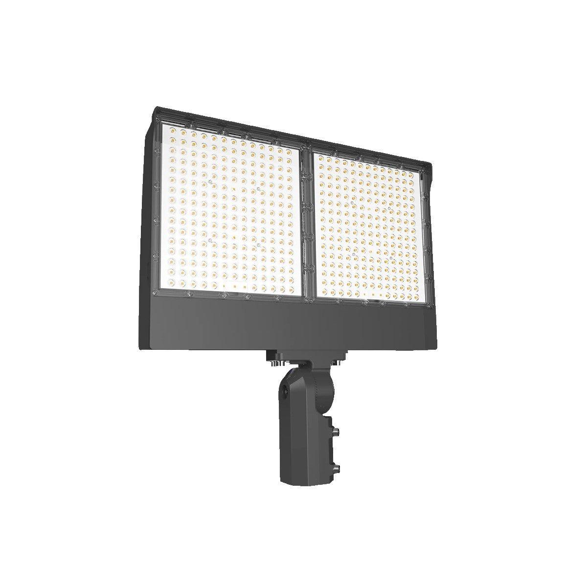 49,200 Lumens LED Flood Lights With Photocell, Adjustable 330 Watts 30K/40K/50K 120-277V - Bees Lighting