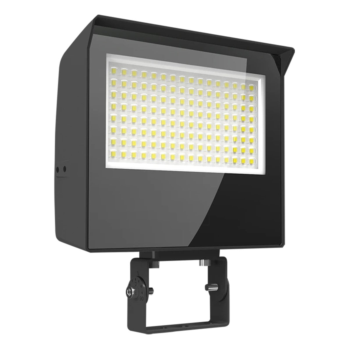 LED Flood Light, 60W, 10000 Lumens, 30K/40K/50K, Knuckle and Trunnion Mount, 120-277V - Bees Lighting