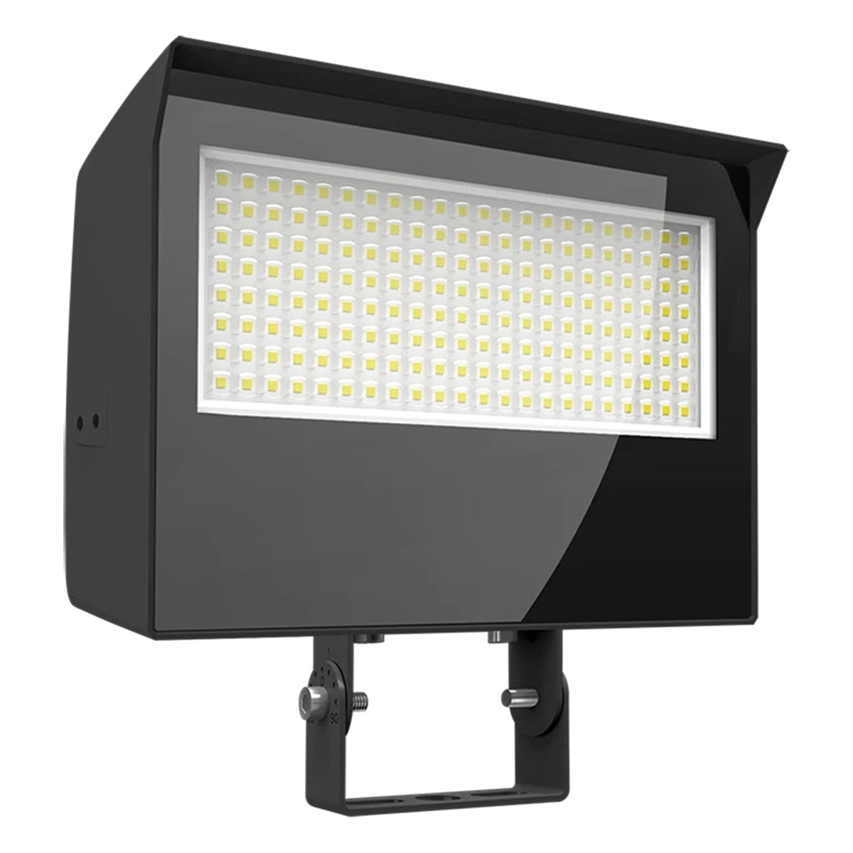 LED Flood Light, 80W, 13000 Lumens, 30K/40K/50K, Knuckle and Trunnion Mount, 120-277V - Bees Lighting