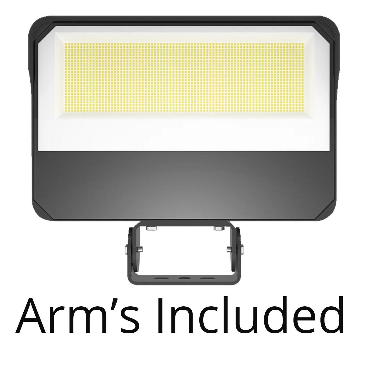 LED Flood Light, 350 Watts, 55700 Lumens, 30K/40K/50K, Trunnion, 120-277V - Bees Lighting