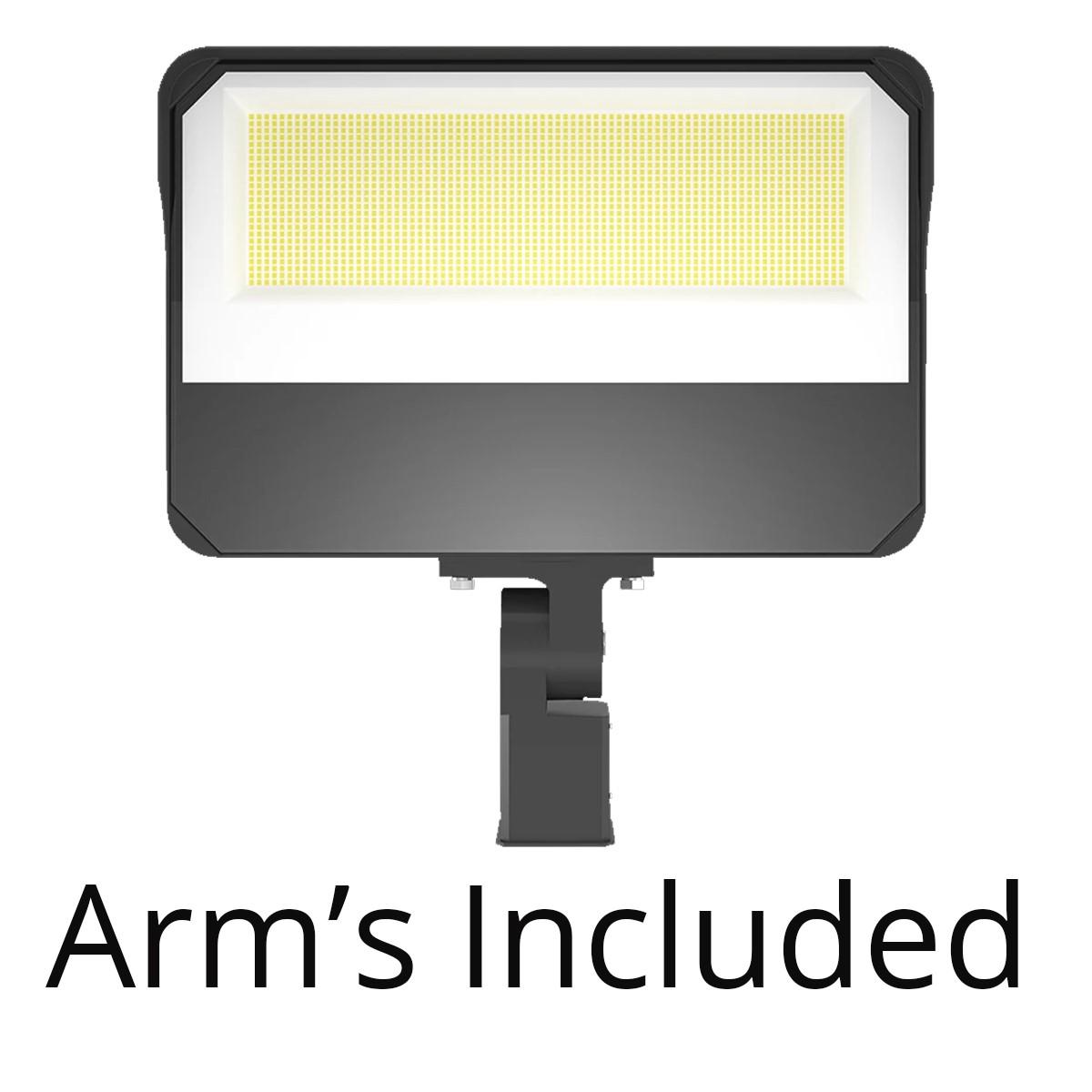 LED Flood Light, 450 Watts, 68200 Lumens, 30K/40K/50K, Slipfitter, 120-277V - Bees Lighting