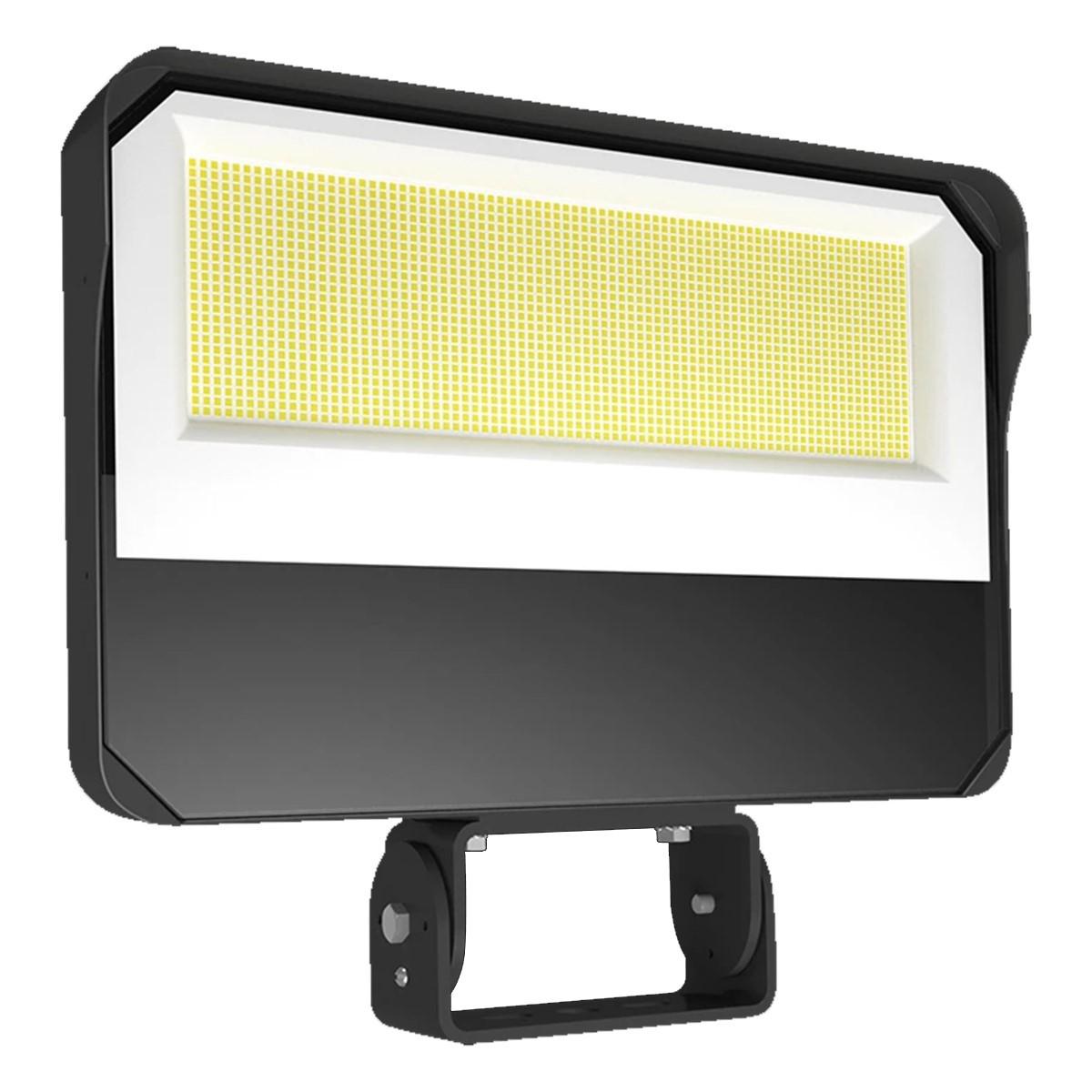 Dusk to Dawn LED Flood Light, 450 Watts, 68200 Lumens, 30K/40K/50K, 120-277V, Trunnion Mount - Bees Lighting