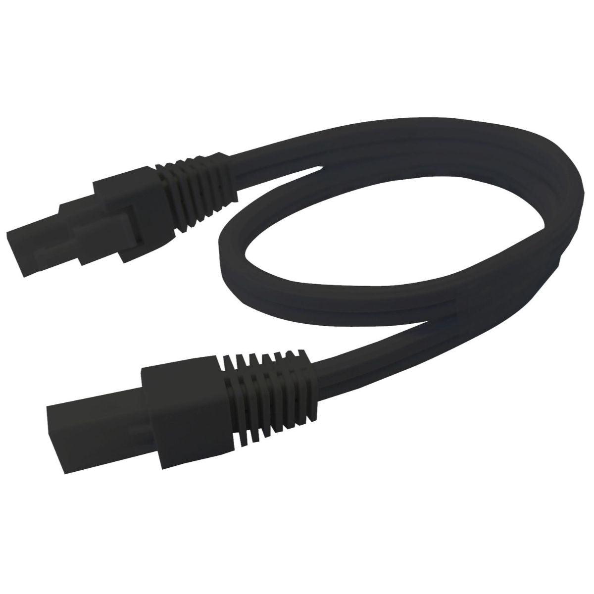 12in. Interconnect Cord for Elena Task Lighting, Black - Bees Lighting