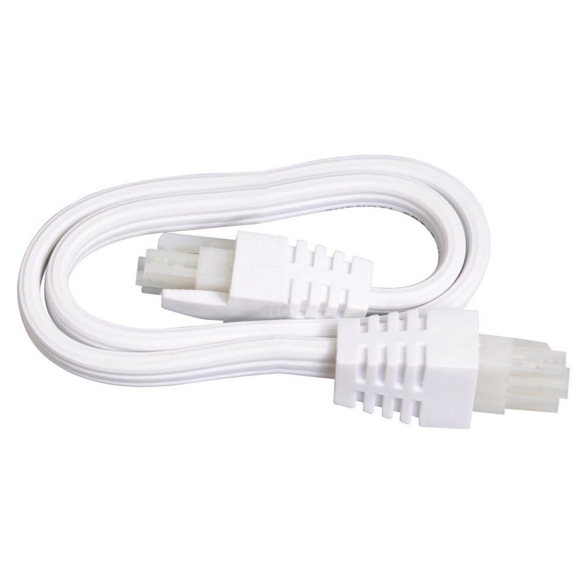 24in. Interconnect Cord for Elena Task Lighting, White - Bees Lighting