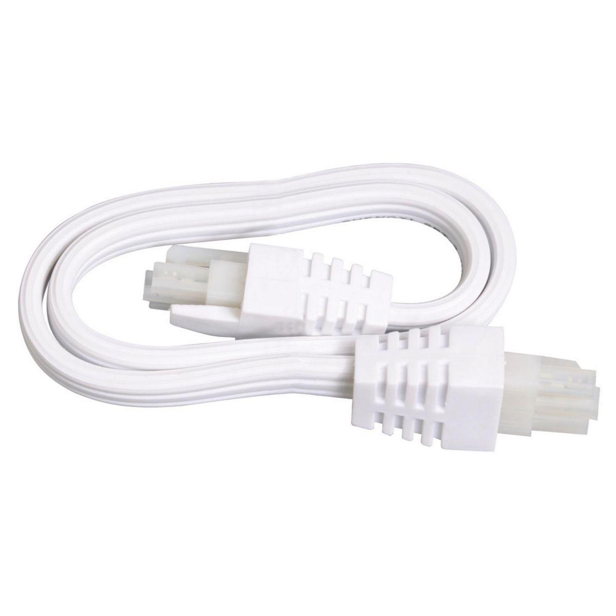 48in. Interconnect Cord for Elena Task Lighting, White - Bees Lighting