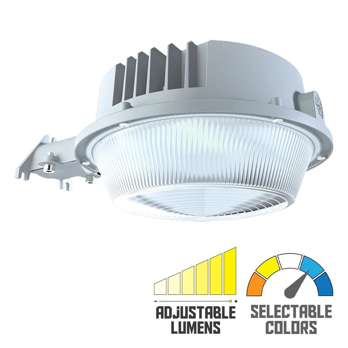 Yardblaster 40W 60W LED Area Light Photocell 9,250 Lumens field adjustable CCT 120-277V
