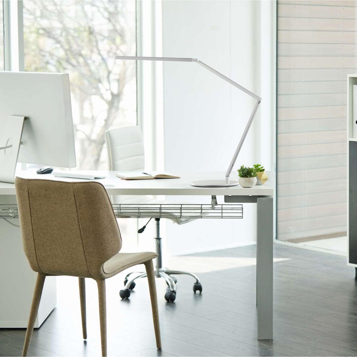 Z-Bar Pro Gen 4 Brushed Aluminum Modern LED Desk Lamp with USB Port - Bees Lighting