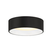 Cody Color Selectable 13" LED Flush Mount, Matte Black Finish