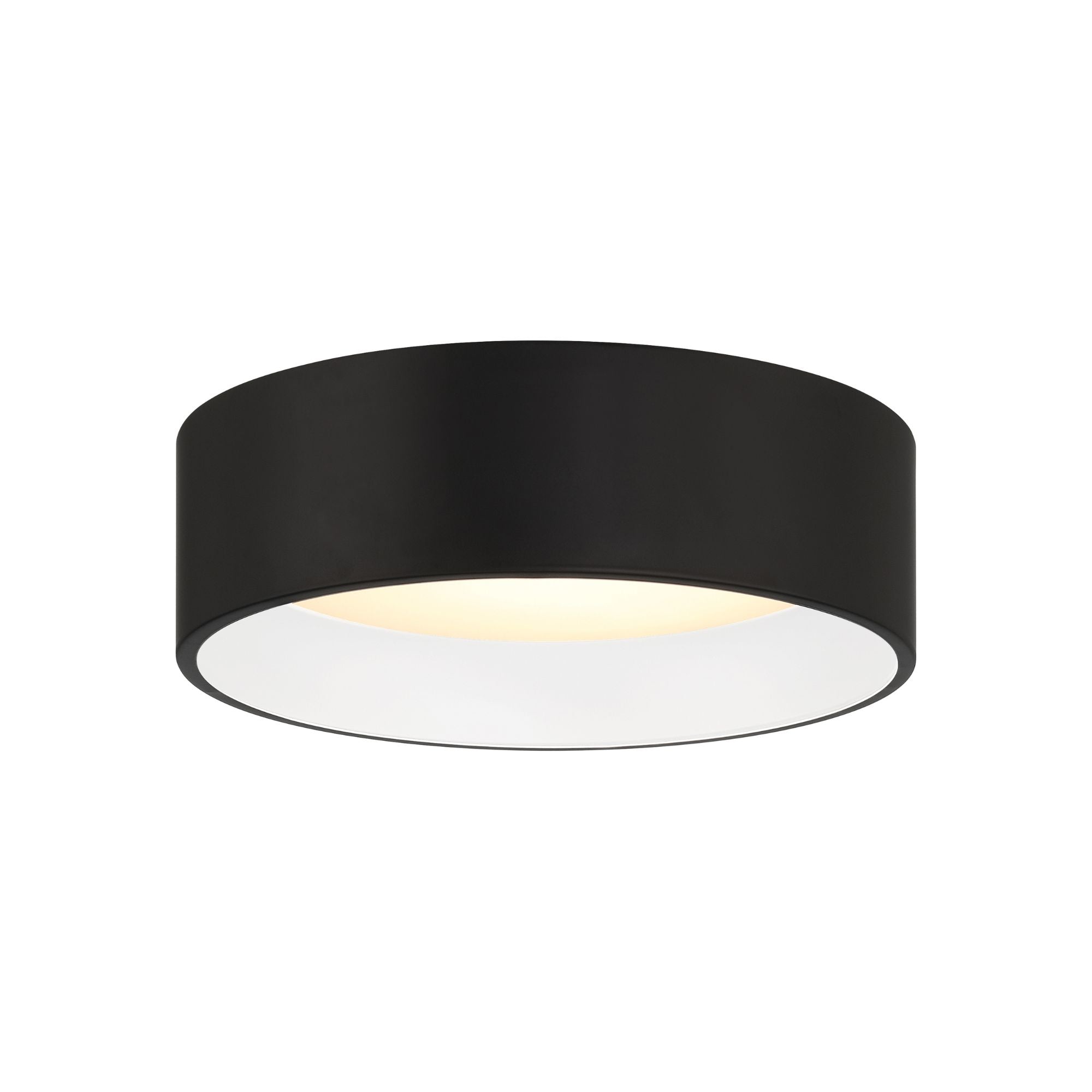 Cody Color Selectable 13" LED Flush Mount, Matte Black Finish