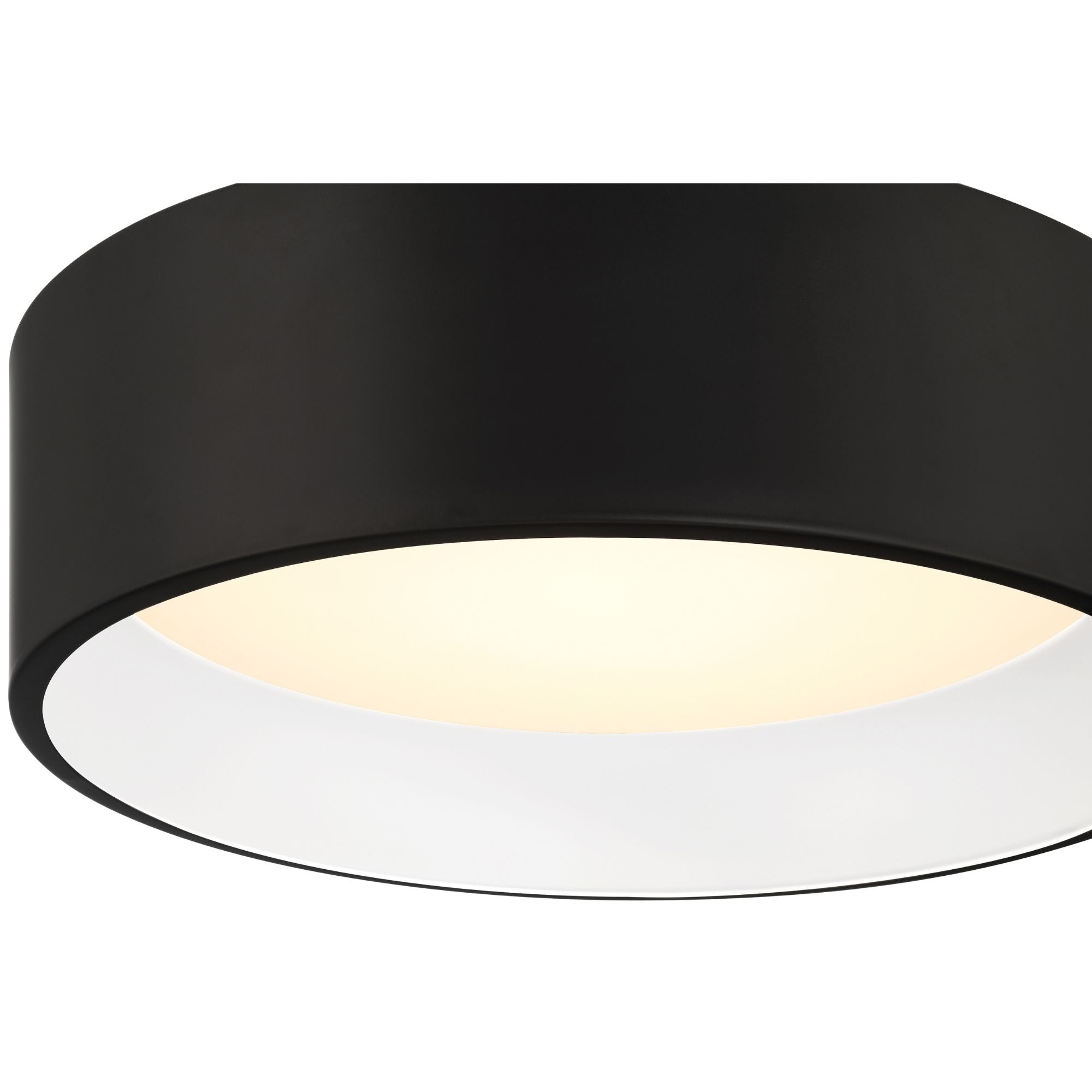 Cody Color Selectable 13" LED Flush Mount, Matte Black Finish