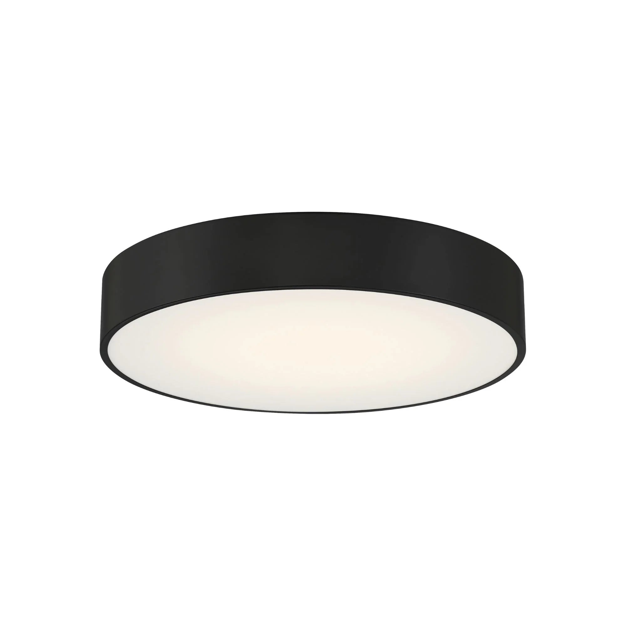 Access Lighting - Como 14" LED Flush Mount, Black Finish | Bees Lighting