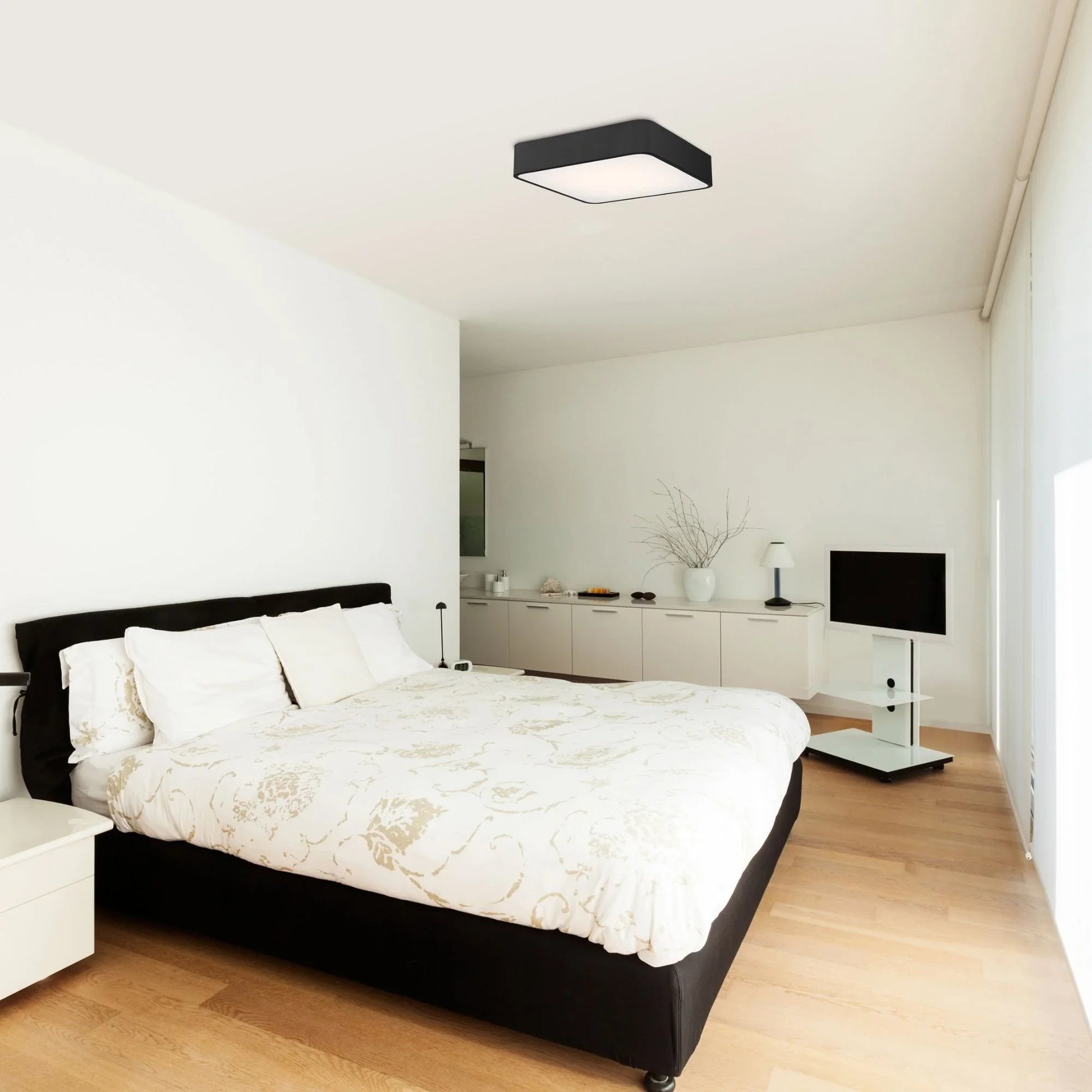 Access Lighting - Granada 16" LED Flush Mount, Satin Finish | Bees Lighting