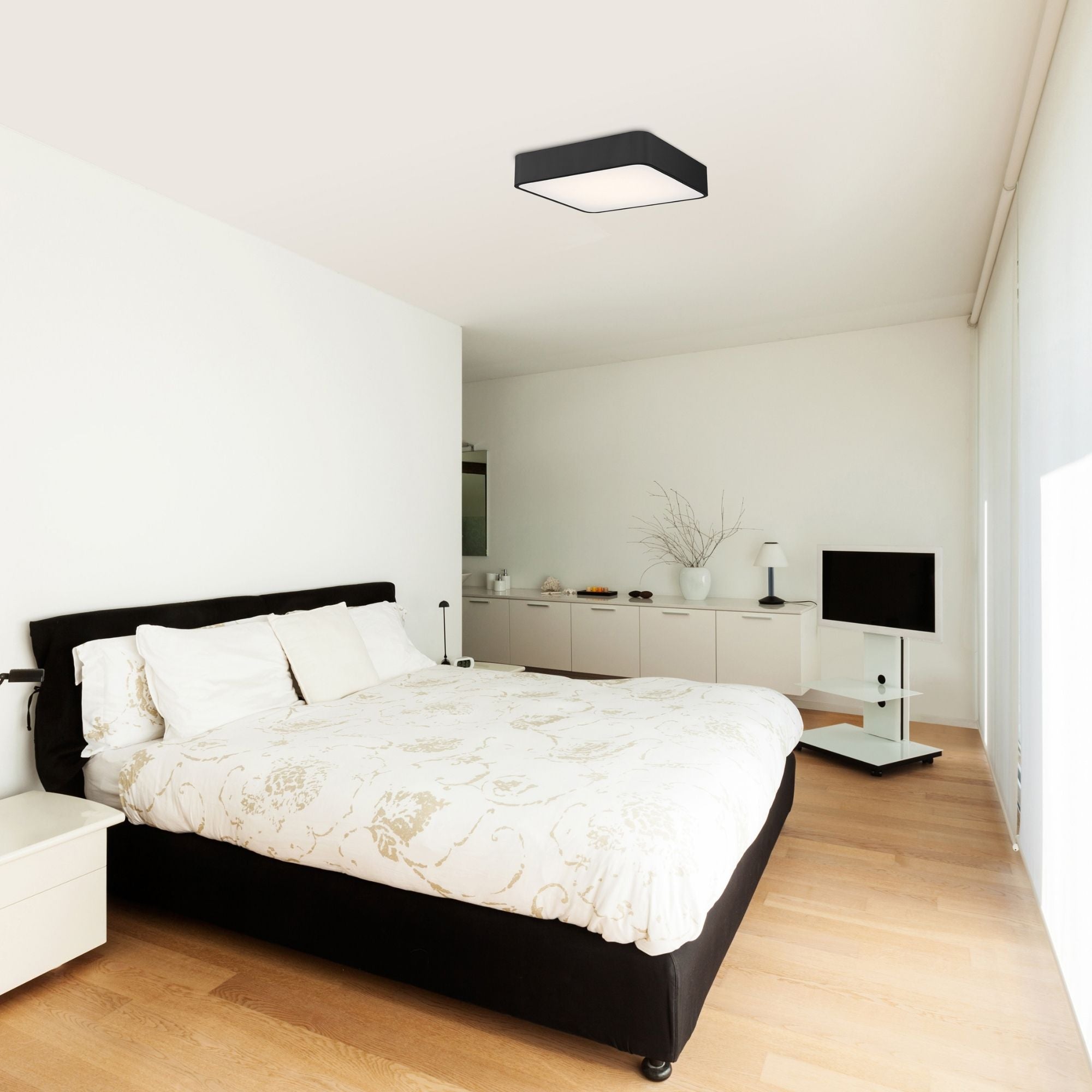 Granada 20" LED Flush Mount, White Finish