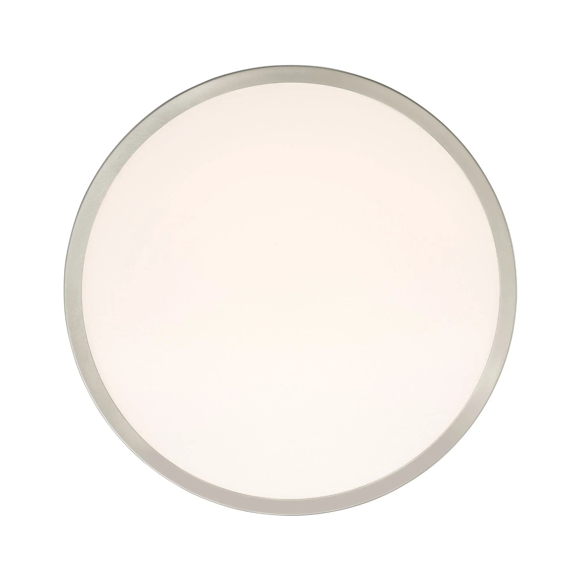 Access Lighting - Harmony 15" LED Flush Mount, Brushed Steel Finish | Bees Lighting