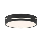Access Lighting - Harmony 15" LED Flush Mount, Matte Black Finish | Bees Lighting