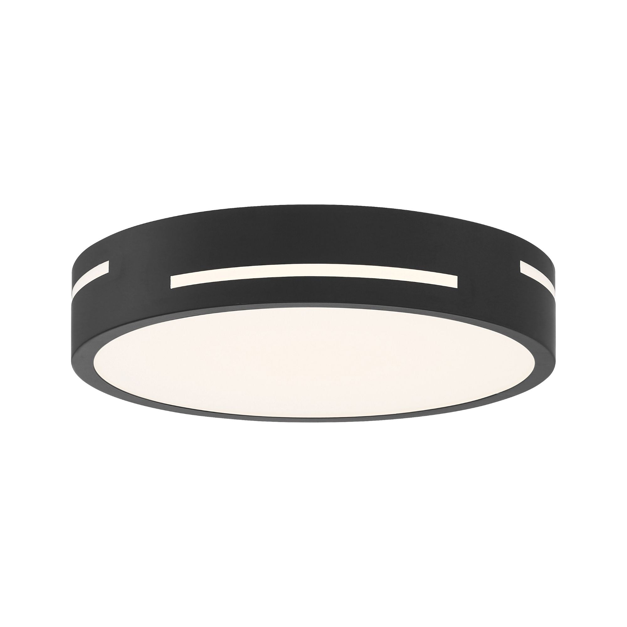 Harmony 15" LED Flush Mount, Matte Black Finish