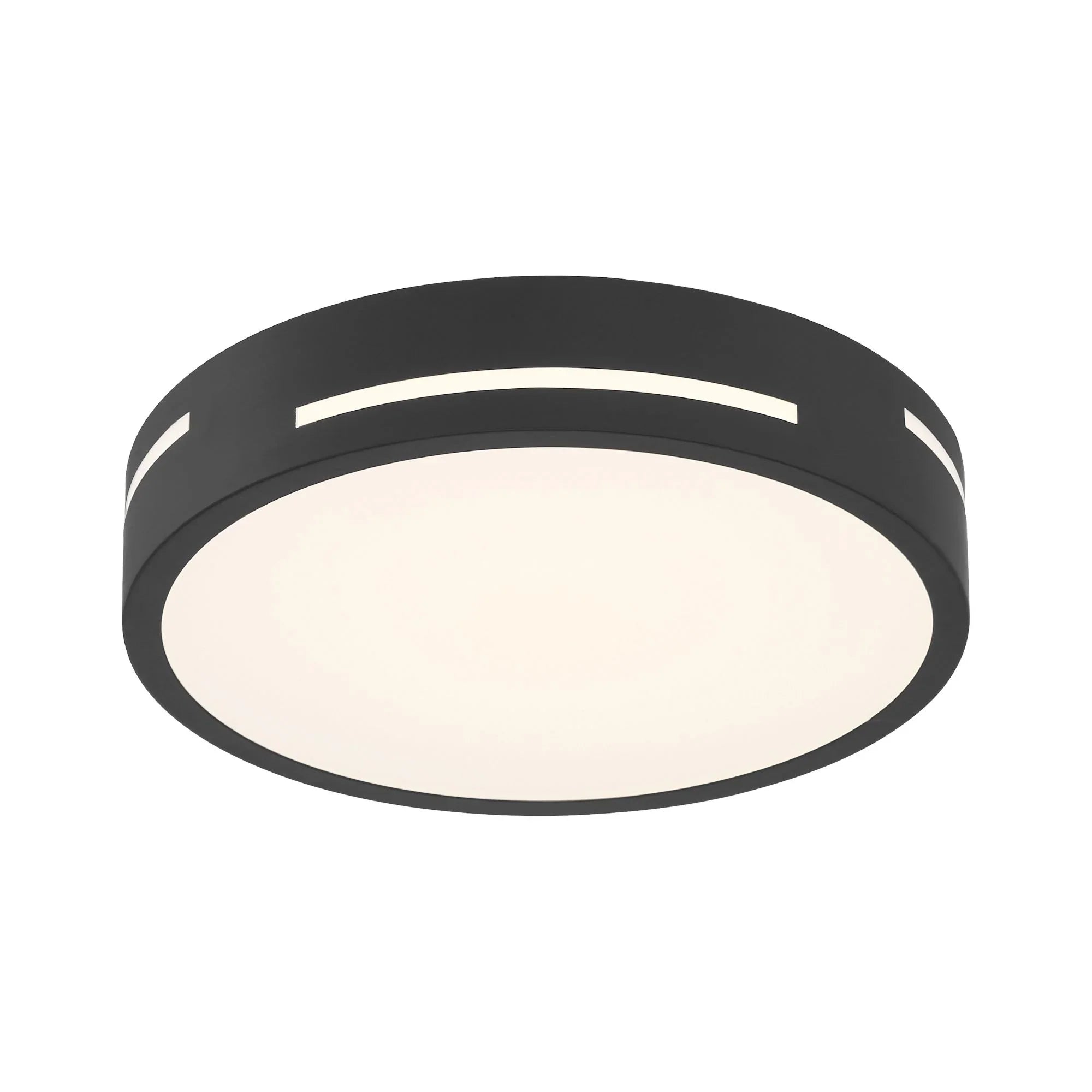 Access Lighting - Harmony 15" LED Flush Mount, Matte Black Finish | Bees Lighting