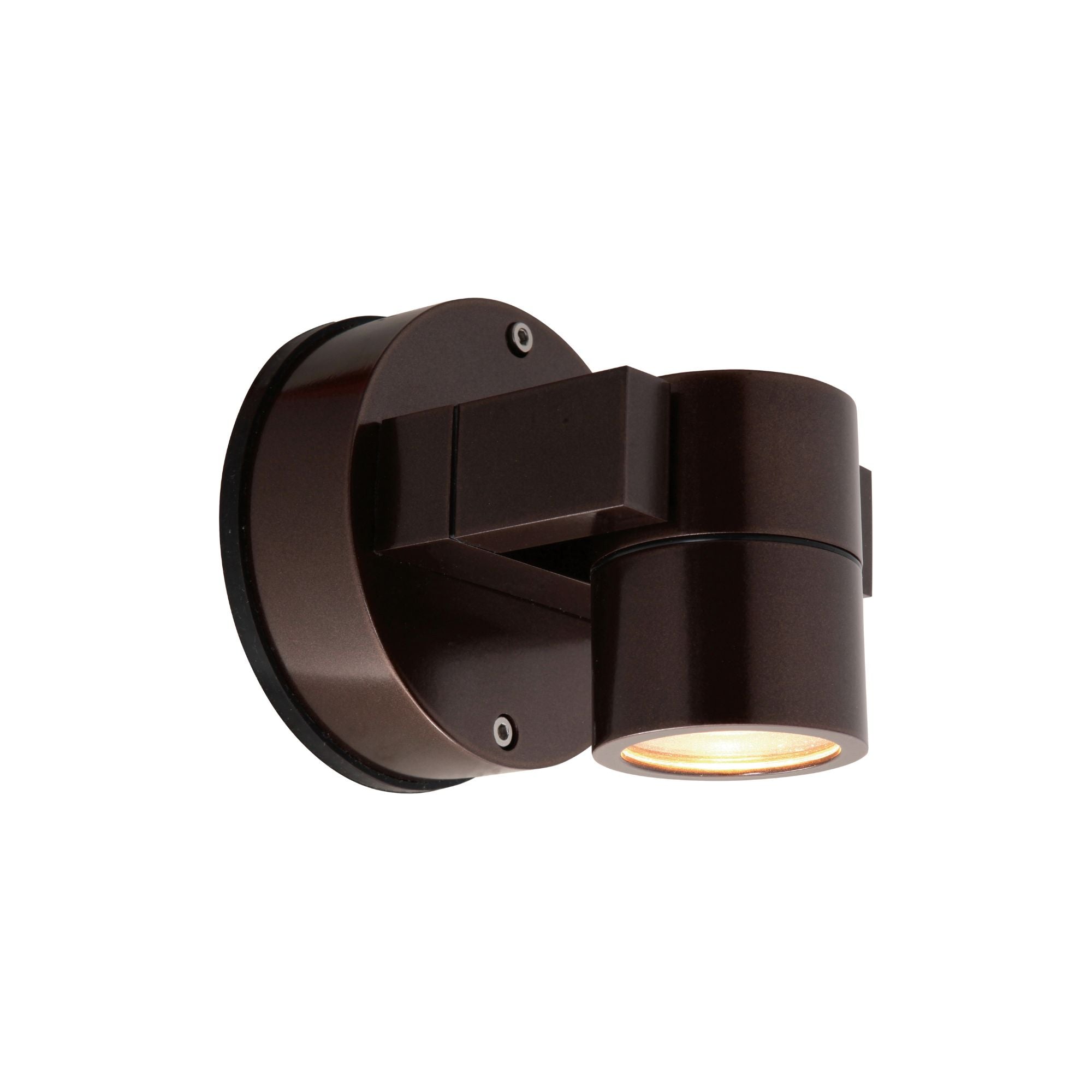 LED Outdoor Cylinder Wall Light, 5W, 346 Lumens, 3000K, 120V, Bronze