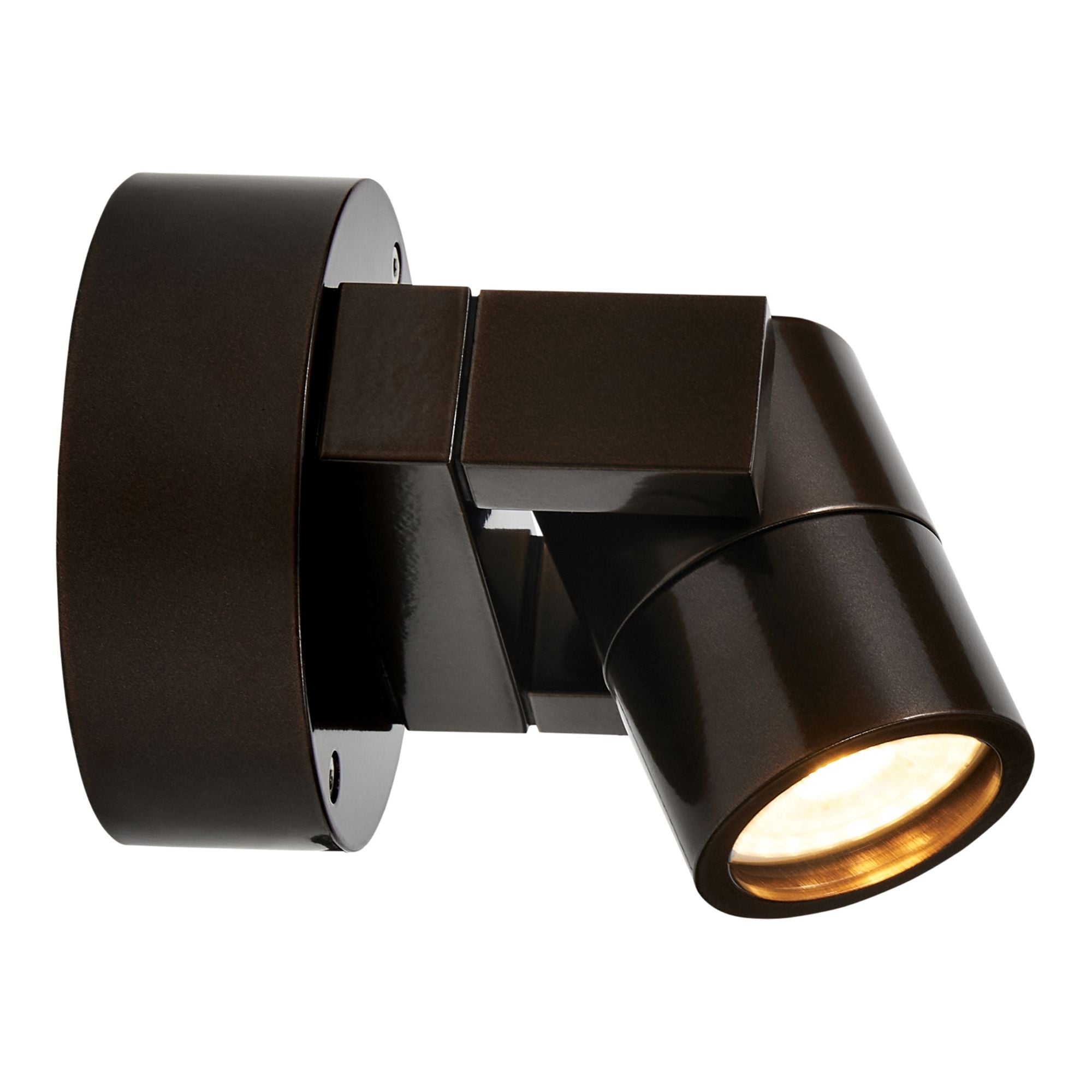 LED Outdoor Cylinder Wall Light, 5W, 346 Lumens, 3000K, 120V, Bronze