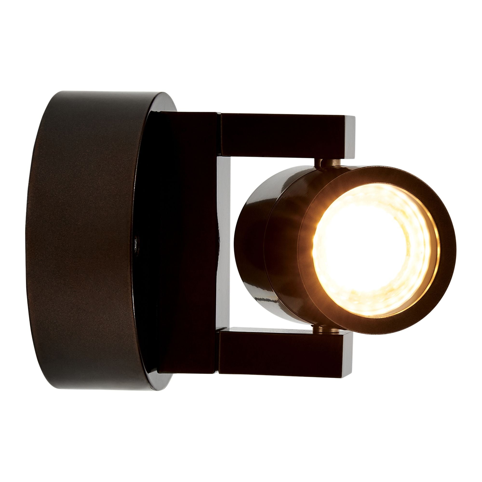 LED Outdoor Cylinder Wall Light, 5W, 346 Lumens, 3000K, 120V, Bronze