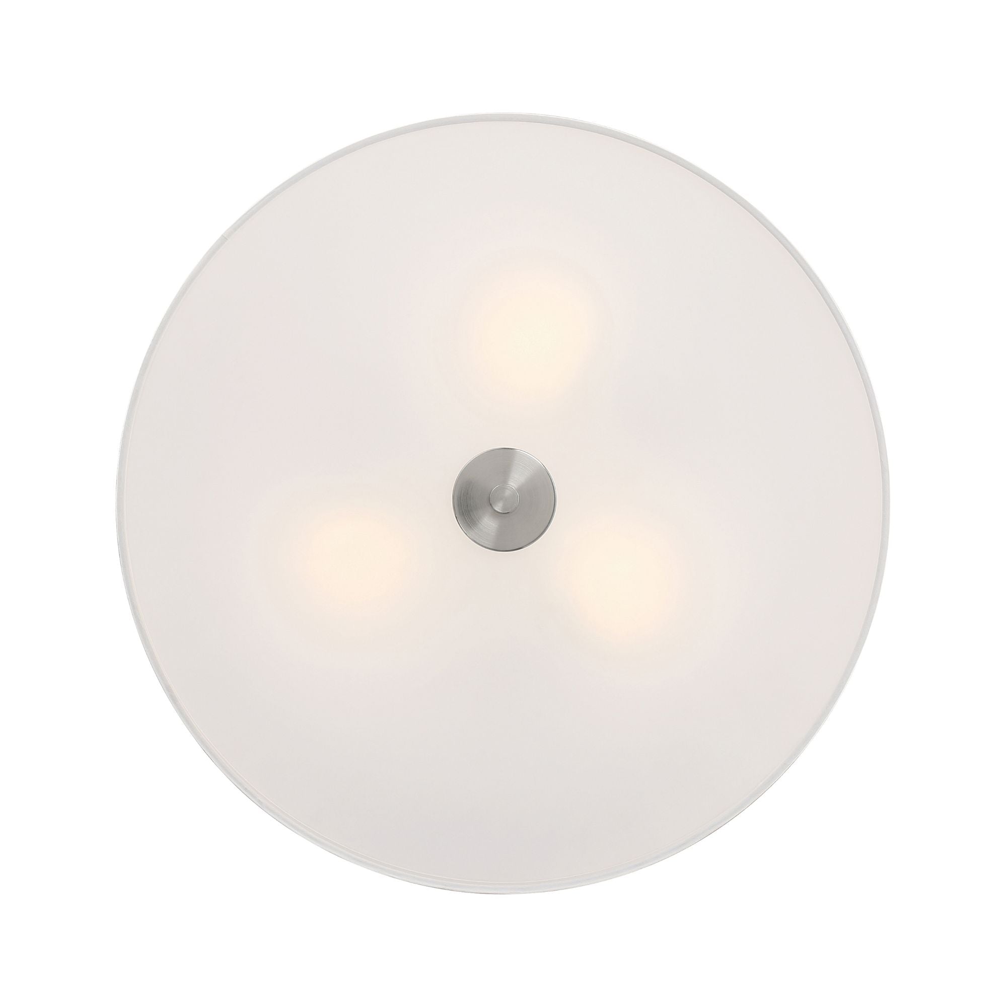 Mid Town 18" LED Flush Mount, Brushed Steel Finish
