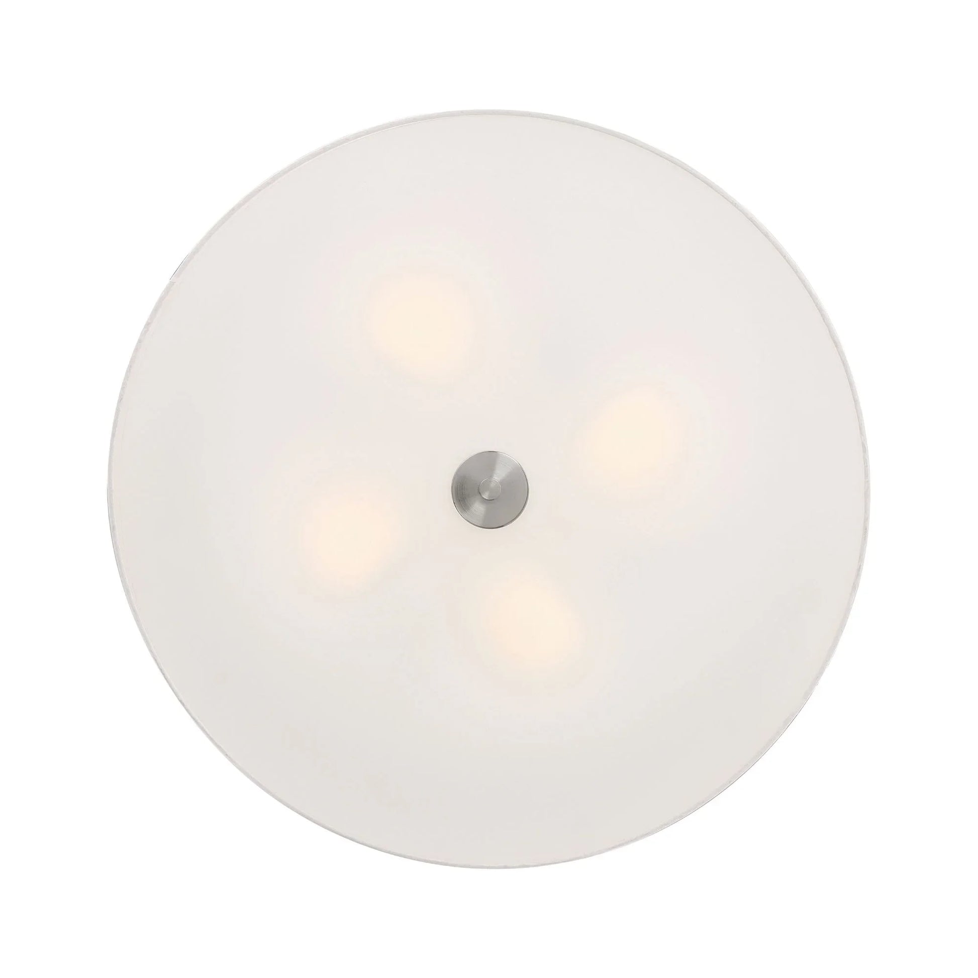 Access Lighting - Mid Town 24" LED Flush Mount, Brushed Steel Finish | Bees Lighting