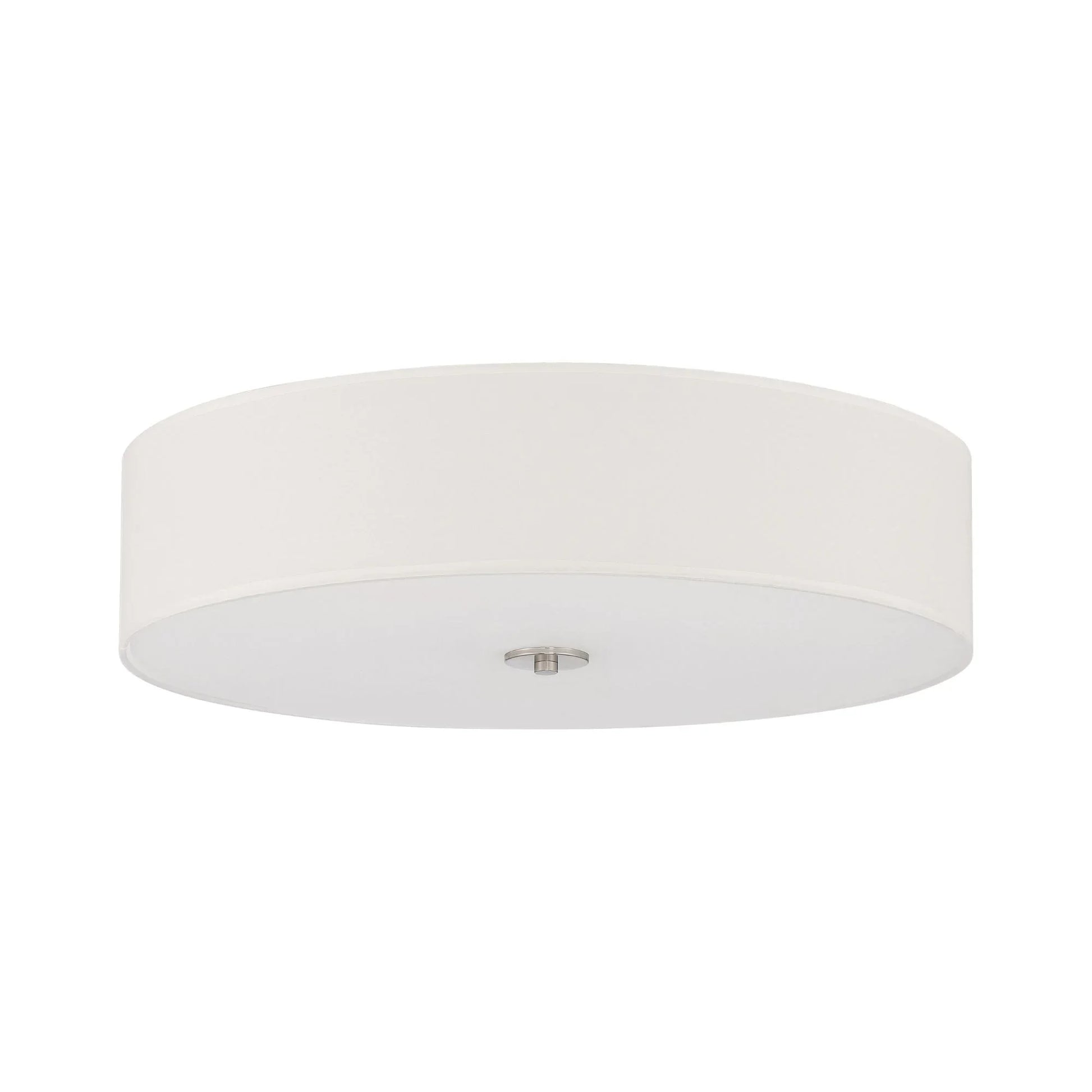 Access Lighting - Mid Town 24" LED Flush Mount, Brushed Steel Finish | Bees Lighting
