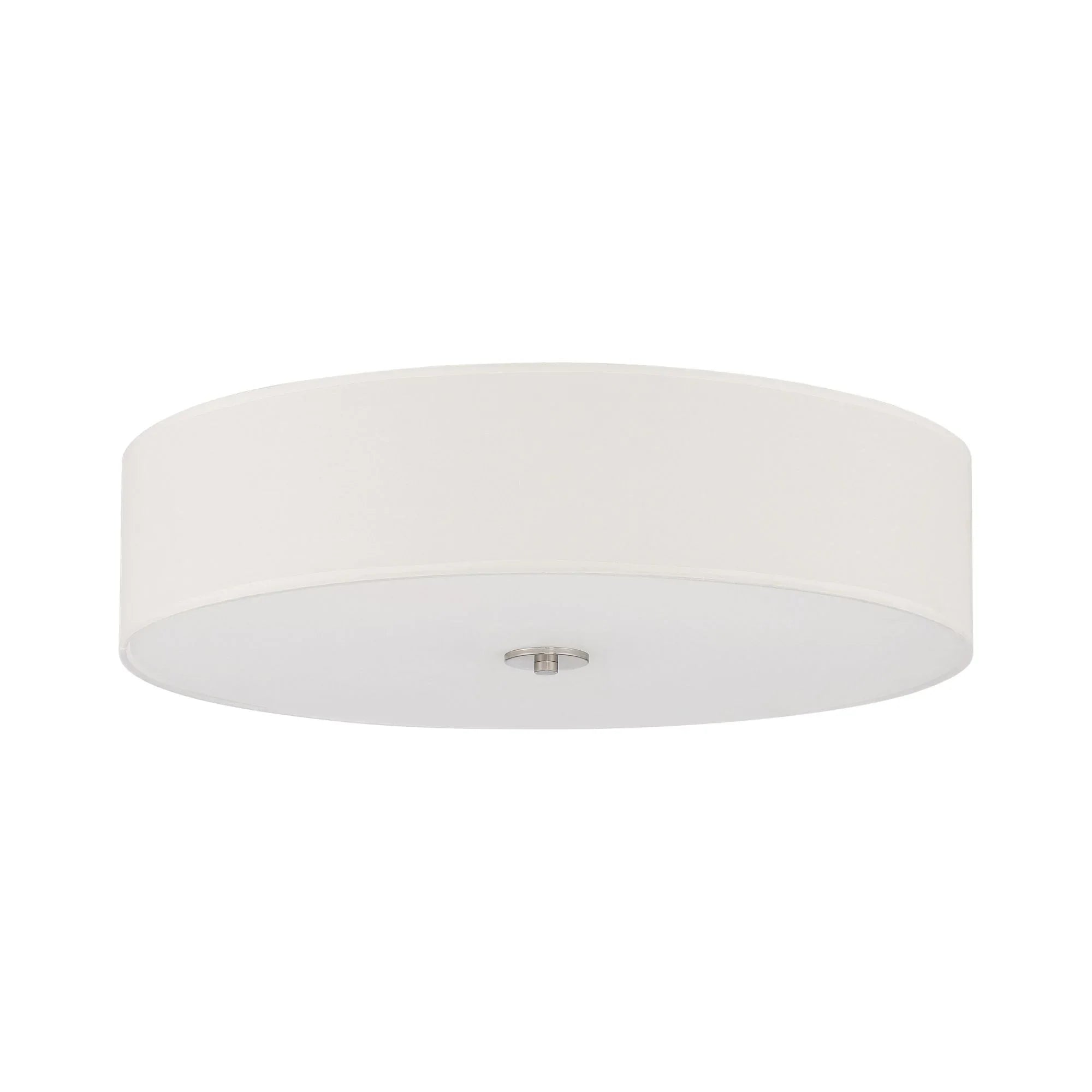 Access Lighting - Mid Town 24" LED Flush Mount, Brushed Steel Finish | Bees Lighting
