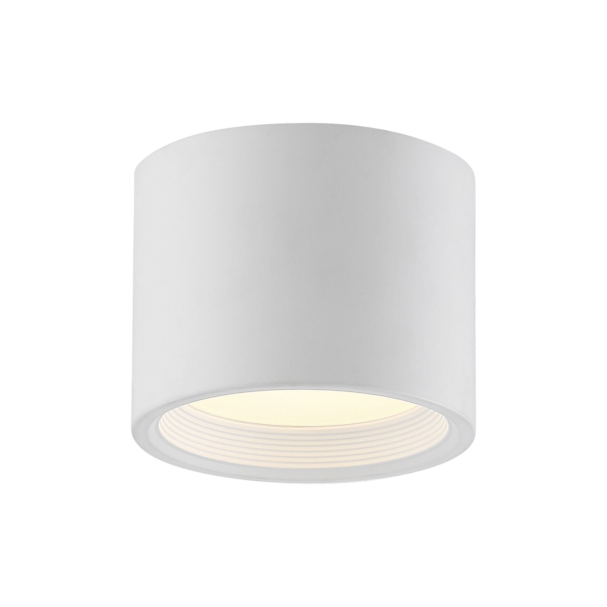 Reel 5" LED Flush Mount, White Finish