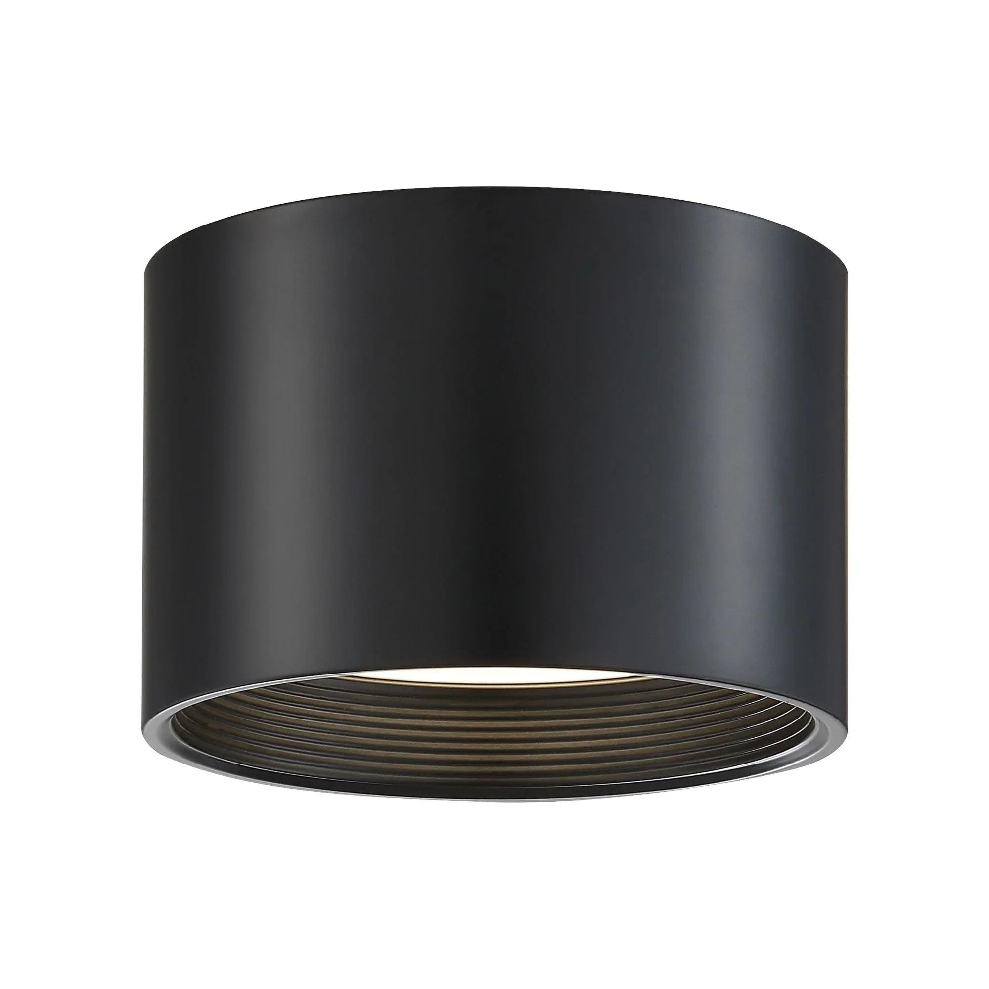 Access Lighting - Reel 8" LED Flush Mount, Black Finish | Bees Lighting