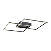 Squared 31" LED Outdoor Wall Sconce, Black Finish