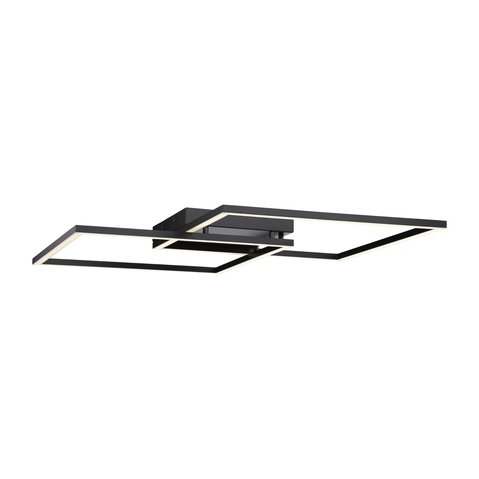 Squared 31" LED Outdoor Wall Sconce, Black Finish