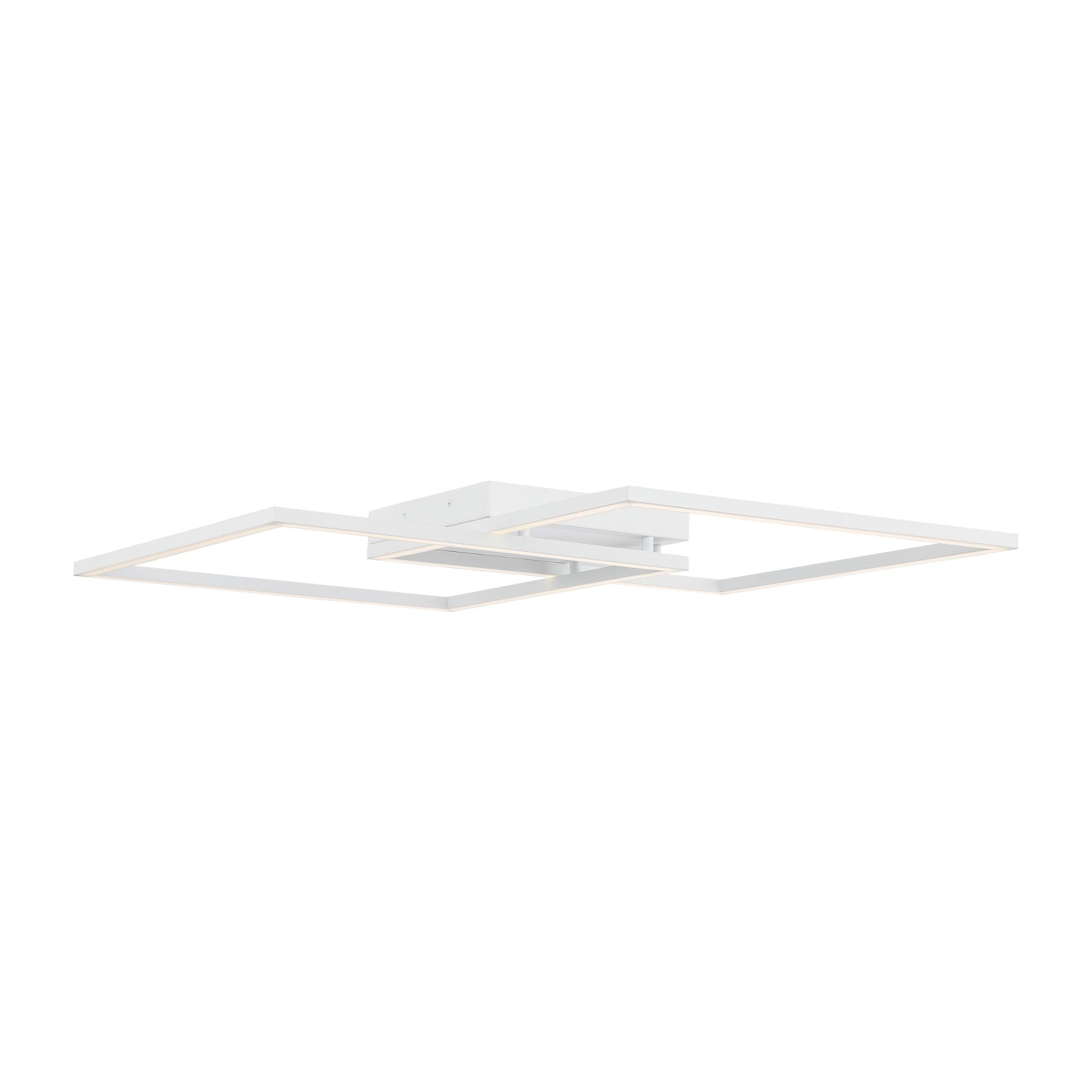 Squared 31" LED Outdoor Wall Sconce, White Finish