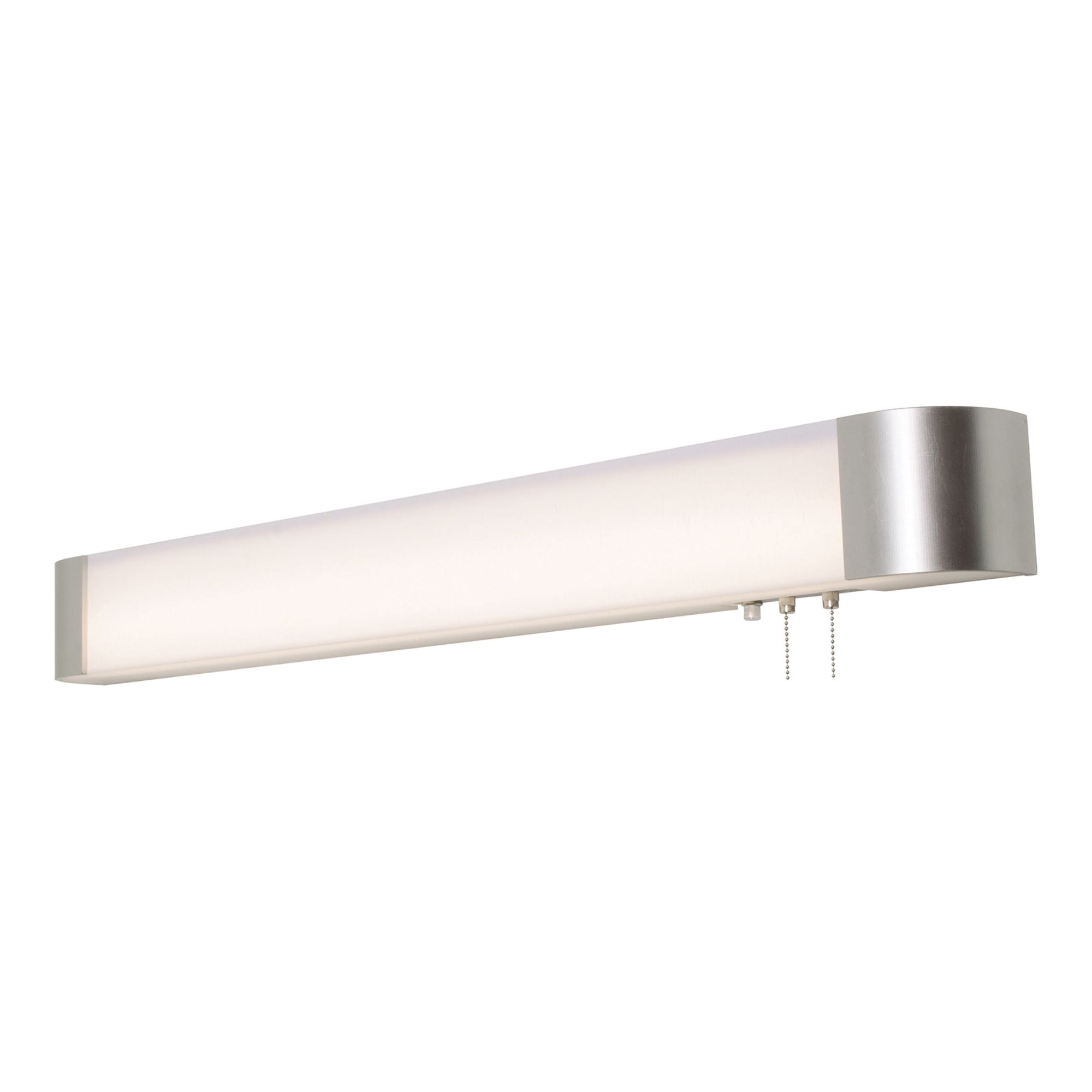 Allen 53 in. LED Overbed Bar Satin Nickel finish