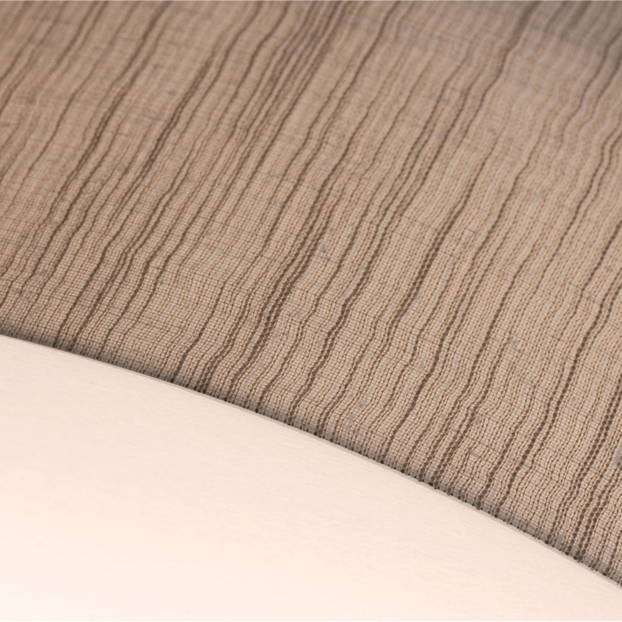Anton 12" LED Flush Mount, Jute Finish