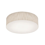 Anton 19" 3-Light Flush Mount, Jute Finish
