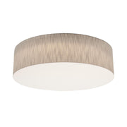 Anton 24" LED Flush Mount, Jute Finish