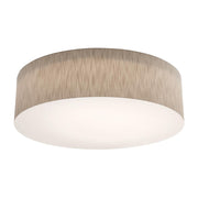 Anton 30" LED Flush Mount, Jute Finish, Battery Backup